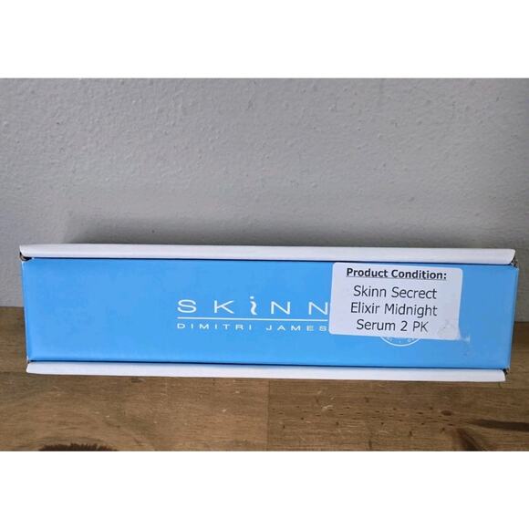 2x Skinn Secret Elixir Midnight Recovery Complex SEALED Dimitri James NEW IN BOX - Picture 3 of 10